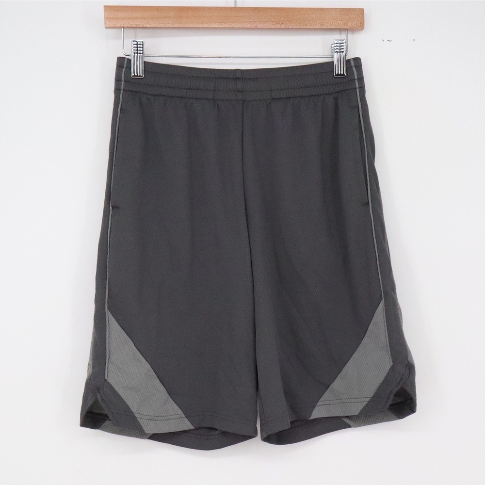 Tek Gear Basketball Shorts Mens S Basketball Dark Gray Mesh Athletic Excellent